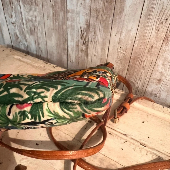 Rare Dooney And Bourke Tropical Crossbody Purse - Picture 5 of 6